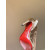 Christian Louboutin Champagne Satin 120mm Heel Tie‑Ankle Stiletto Sandals