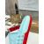 Christian Louboutin Mint Green Stud‑Embellished CL Logo Slide Sandals