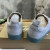 Christian Louboutin Light Grey Suede Tonal‑Spiked Low‑Top Men’s Sneakers