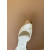 Christian Louboutin Ivory Satin Bow Tie‑Ankle Flat Ballet Sandals
