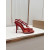 Christian Louboutin Red Patent Leather 100mm Stiletto Heel Slingback Sandals