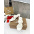 Christian Louboutin White Leather 55mm heel Slide Sandals