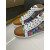Christian Louboutin Multicolor Geometric Print High‑Top Sneakers