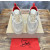 Christian Louboutin Beige Suede Crystal Spiked Platform Low‑Top Sneakers