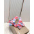 Christian Louboutin Floral‑Print Satin Bow 55mm Pointed‑Toe Mule Heels
