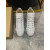 Christian Louboutin White Leather Full Silver‑Spiked High‑Top Sneakers