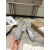 Christian Louboutin × Maison Margiela Silver Mesh Crystal Tabi Split‑Toe Flat Shoes