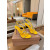Christian Louboutin Yellow Patent Studded Crisscross Ankle‑Strap Open‑Toe 100mm Stiletto High Heel Sandals