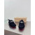 Christian Louboutin Black Suede Metal Ornament Slip‑On Loafers