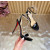 Christian Louboutin Black Patent Leather Platform Ankle‑Strap High‑Heel Sandals 150mm heel
