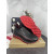 Christian Louboutin Black Slip‑On Sneakers Red Zigzag Sole Spiked Heel
