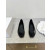 Christian Louboutin × Maison Margiela Black Patent Leather Tabi Split‑Toe Flat Shoes