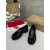 Christian Louboutin Black Patent Leather Chunky Loafer