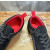 Christian Louboutin Black Suede Crystal Spiked Low‑Top Platform Sneakers