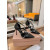 Christian Louboutin Black Patent Studded Crisscross Ankle‑Strap Pointed‑Toe Pumps High Heel