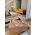 Christian Louboutin Nude Leather Studded Crisscross Slingback High Heel Sandals 100mm heel