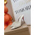Christian Louboutin White Mesh Crystal‑Embellished 100mm Stiletto Heel Mules