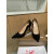 Christian Louboutin Black Suede Scalloped Crystal‑Dot 100mm heel Pump