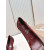 Christian Louboutin Burgundy Mesh Crystal 85mm Stiletto Heel Pointed‑Toe Pumps