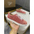 Christian Louboutin Dusty Pink Suede Spike‑Toe Low‑Top Sneakers