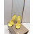 Christian Louboutin Yellow Patent Leather 100mm Stiletto Heel Slingback Sandals