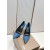 Christian Louboutin Sky Blue Patent Leather 85mm Stiletto Heel Pointed‑Toe Pumps