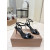 Christian Louboutin Black Patent Leather 100mm Stiletto Heel Ankle‑Strap Sandals