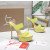 Christian Louboutin Neon Yellow Patent 150mm Clear‑Strap Platform Mule Heels
