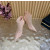 Christian Louboutin Nude Mesh 100mm Crystal‑Embellished Pointed Toe Stiletto Heel Ankle Boots