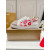 Christian Louboutin Lips‑Print Crystal‑Toe Low‑Top Lace‑Up Sneakers