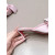 Christian Louboutin Pink Satin Oversized‑Bow Pointed‑Toe Mule Kitten Heel Sandals 55mm heel