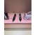 Christian Louboutin Black Patent Metal‑Tip Pointed Toe Kitten Heel Pumps