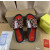 Christian Louboutin Geometric‑Print Logo Slide Sandals