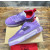 Christian Louboutin Purple Suede Leather Spiked Low‑Top Sneakers