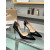 Christian Louboutin Black Patent Leather Half‑d'Orsay Pointed‑Toe 100mm heel Pumps