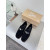 Christian Louboutin Black Suede Metal Ornament Slip‑On Loafers