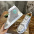 Christian Louboutin Grey Canvas Silver Spiked High‑Top Sneakers