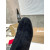 Christian Louboutin Black Suede Side‑Zip Block‑Heel Ankle Boots 85mm heel