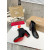 Christian Louboutin Black Leather 85mm Heel Side‑Zip Ankle Boots