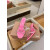 Christian Louboutin Bubblegum Pink Leather 100mm heel Spiked Mule Sandals