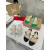 Christian Louboutin Silver Crystal Embellished Flat Slide Sandal
