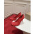 Christian Louboutin Red Satin Bow 100mm Square Toe Stiletto Pumps