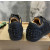 Christian Louboutin Black Monogram‑Print Spike‑Embellished Low‑Top Sneakers