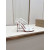 Christian Louboutin White Patent Leather 100mm Stiletto Heel Slingback Sandals