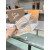 Christian Louboutin Clear PVC White Crystal Pointed‑Toe Flat Pumps