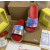 Christian Louboutin Holographic Strap Red Footbed Slide Sandals