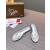 Christian Louboutin Clear Strap Crystal‑Adorned Silver Flat Slide Sandals