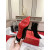 Christian Louboutin Black Suede 100mm Lock‑Buckle Pointed Toe Ankle Boots