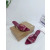 Christian Louboutin Burgundy Mesh Crystal 70mm Pointed‑Toe Mule High‑Heel Sandals