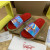 Christian Louboutin Holographic Strap Red Footbed Slide Sandals